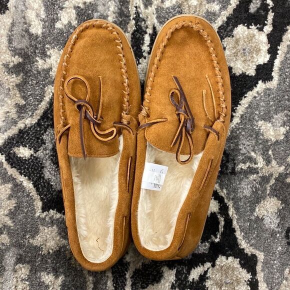 J. Crew Classic suede moccasin slippers* - Picture 2 of 3